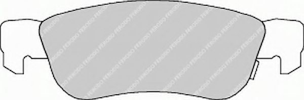 FERODO FSL679 Brake Pad Set, disc brake